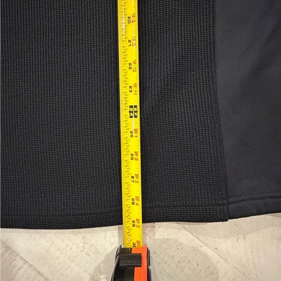 Spyder Sweater Men's XXL Black 1/4 Zip Pullover Long Sleeve - Picture 12 of 14